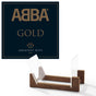 Abba Gold - Double Vinyl Album & Crosley Record Storage Display Stand V398-UM-5351106-BS
