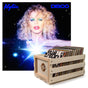 Crosley Record Storage Crate & Kylie Disco - Black Vinyl Album Bundle V398-UM-538634001-B