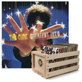 Crosley Record Storage Crate & The Cure Greatest Hits - Double Vinyl Album Bundle V398-UM-5715434-B