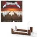 Metallica Master Of Puppets - Vinyl Album & Crosley Record Storage Display Stand V398-UM-5738259-BS