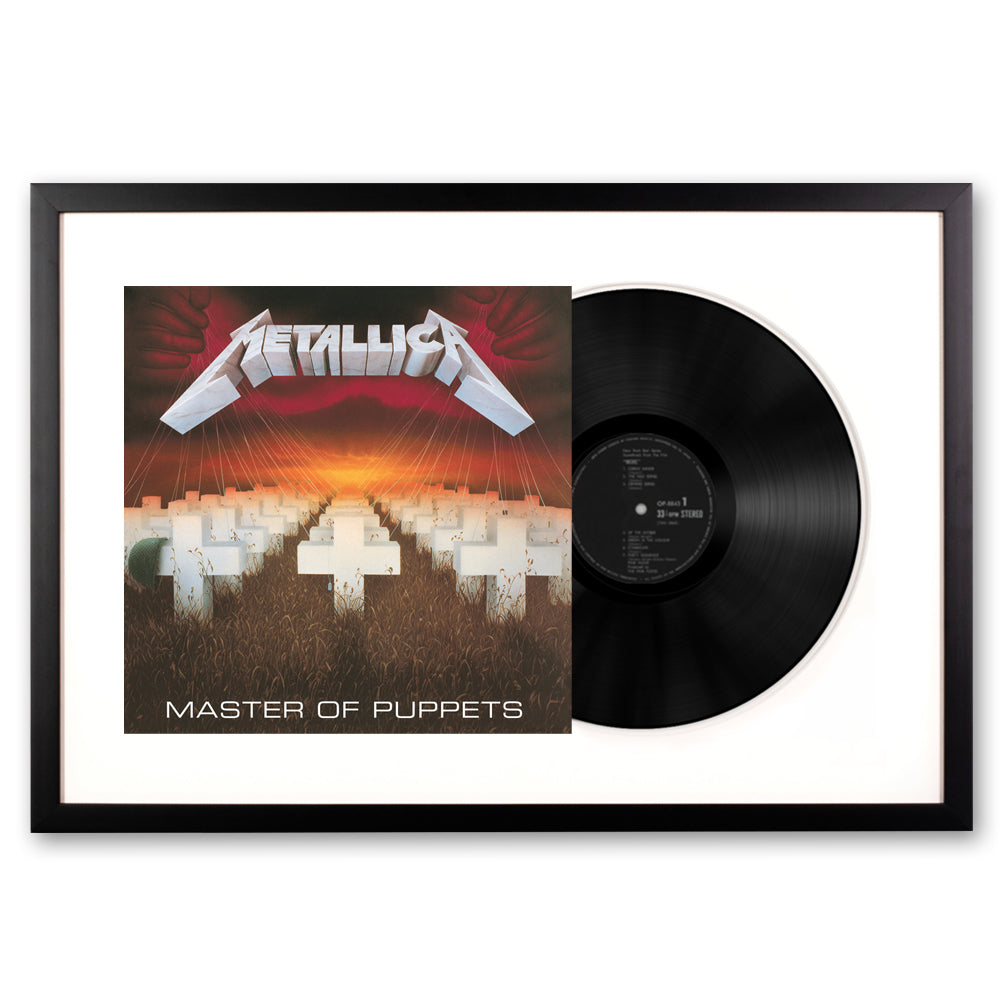 Framed Metallica Master of Puppets - Vinyl Album Art V398-UM-5738259-FD