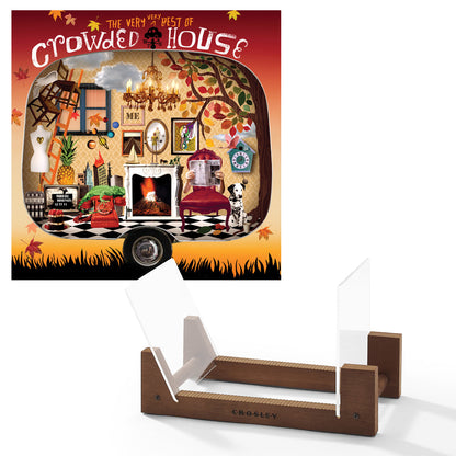 Crowded House The Very Very Best Of Crowed House - Double Vinyl Album & Crosley Record Storage Display Stand V398-UM-5784758-BS
