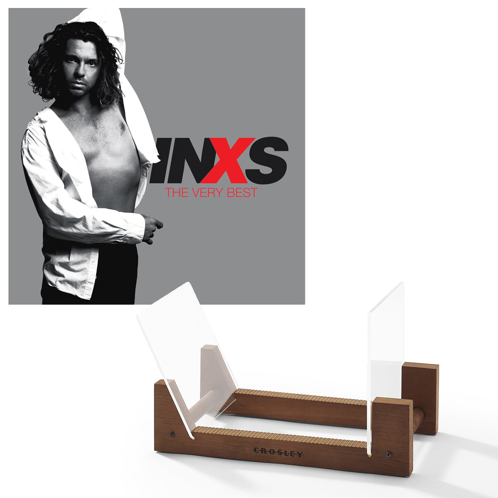 Inxs The Very Best - Double Vinyl Album & Crosley Record Storage Display Stand V398-UM-5788706-BS