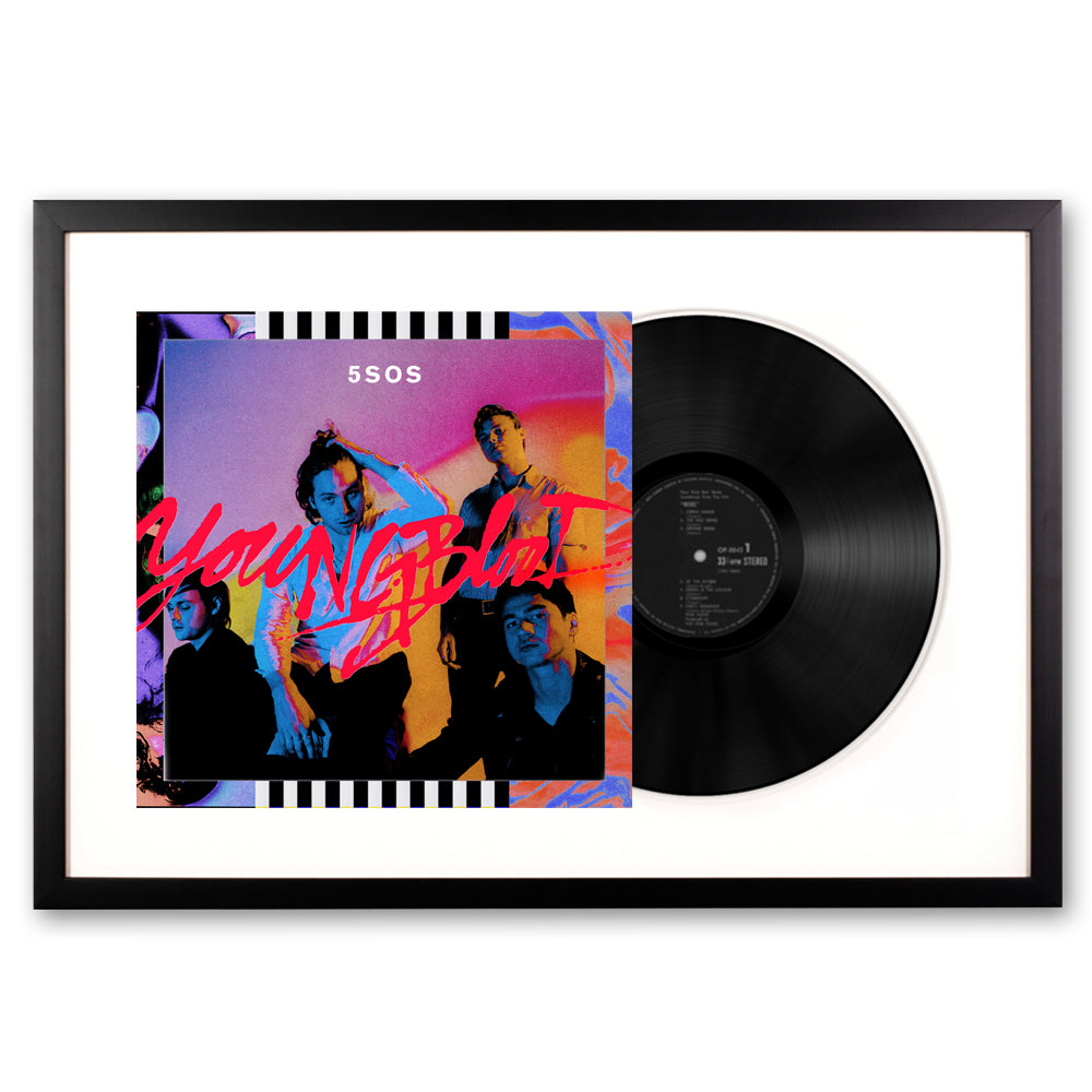 Framed 5 Seconds of Summer Youngblood Vinyl Album Art V398-UM-6748225-FD