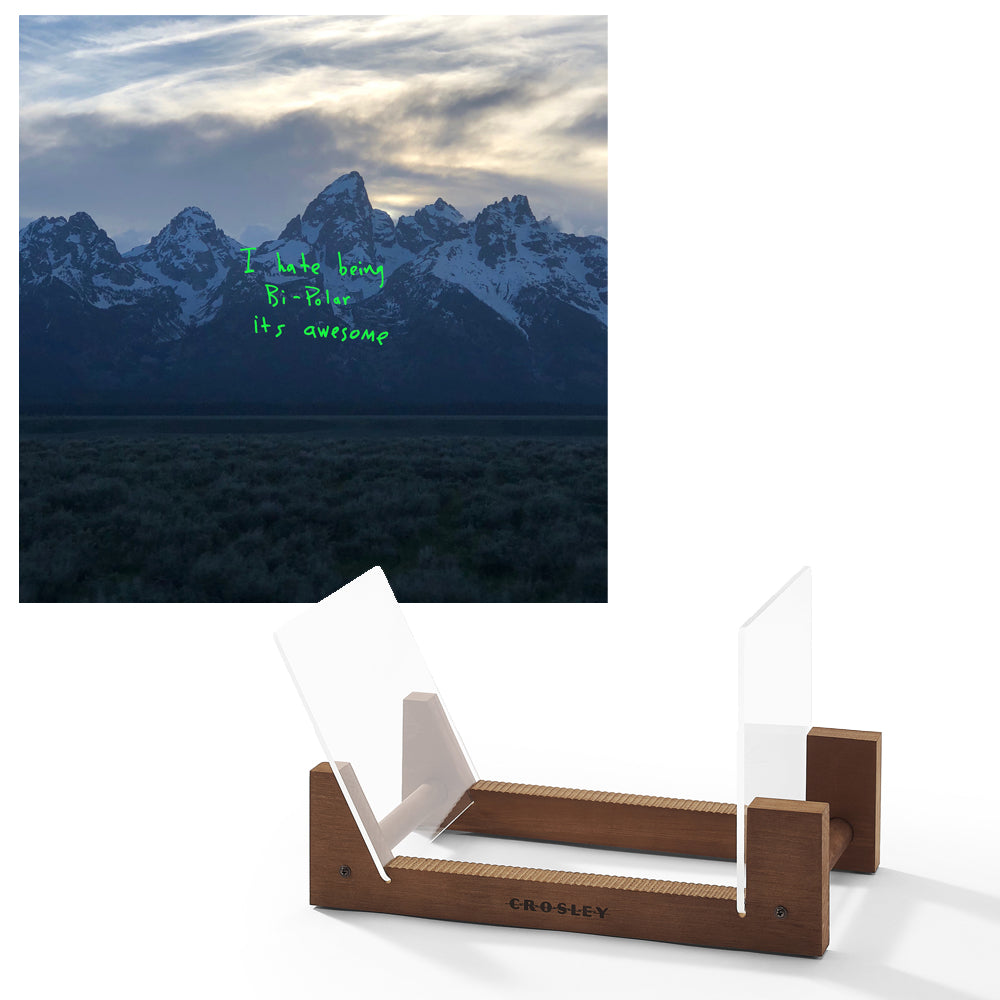Kanye West - Ye - Vinyl Album & Crosley Record Storage Display Stand V398-UM-6778469-BS
