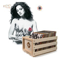 Crosley Record Storage Crate & Red Hot Chilli Peppers - Mothers Milk - Vinly Album Bundle V398-UM-6981721-B