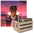 Crosley Record Storage Crate & Juice Wrld Legends Never Die - Double Vinyl Album Bundle V398-UM-749607-B