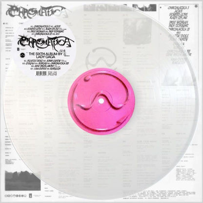 Lady Gaga Chromatica - Vinyl Album & Crosley Record Storage Display Stand V398-UM-878904-BS