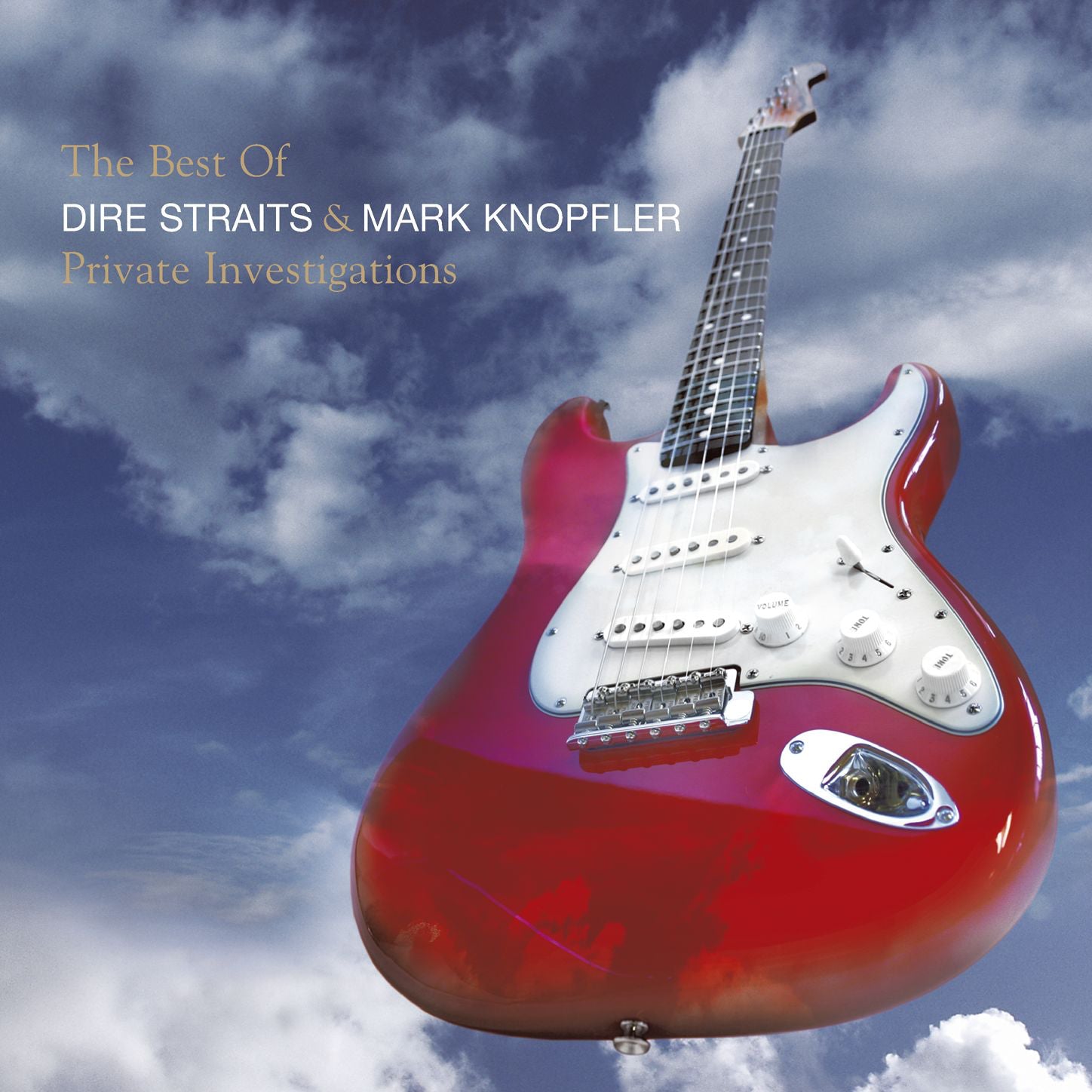 Crosley Record Storage Crate & Dire Straits, Mark K The Best Of Dire Straits - Double Vinyl Album Bundle V398-UM-9875767-B