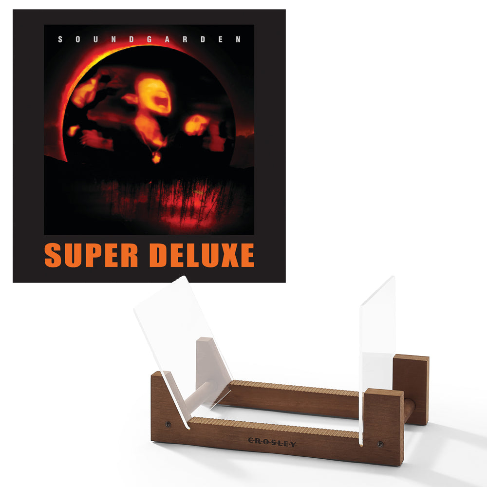 Soundgarden Superunknown - Double Vinyl Album & Crosley Record Storage Display Stand V398-UM-B002047601-BS