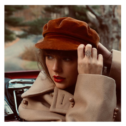 Crosley Record Storage Crate & Taylor Swifts Version Red Vinyl Album Bundle V398-UM-B003442201-B
