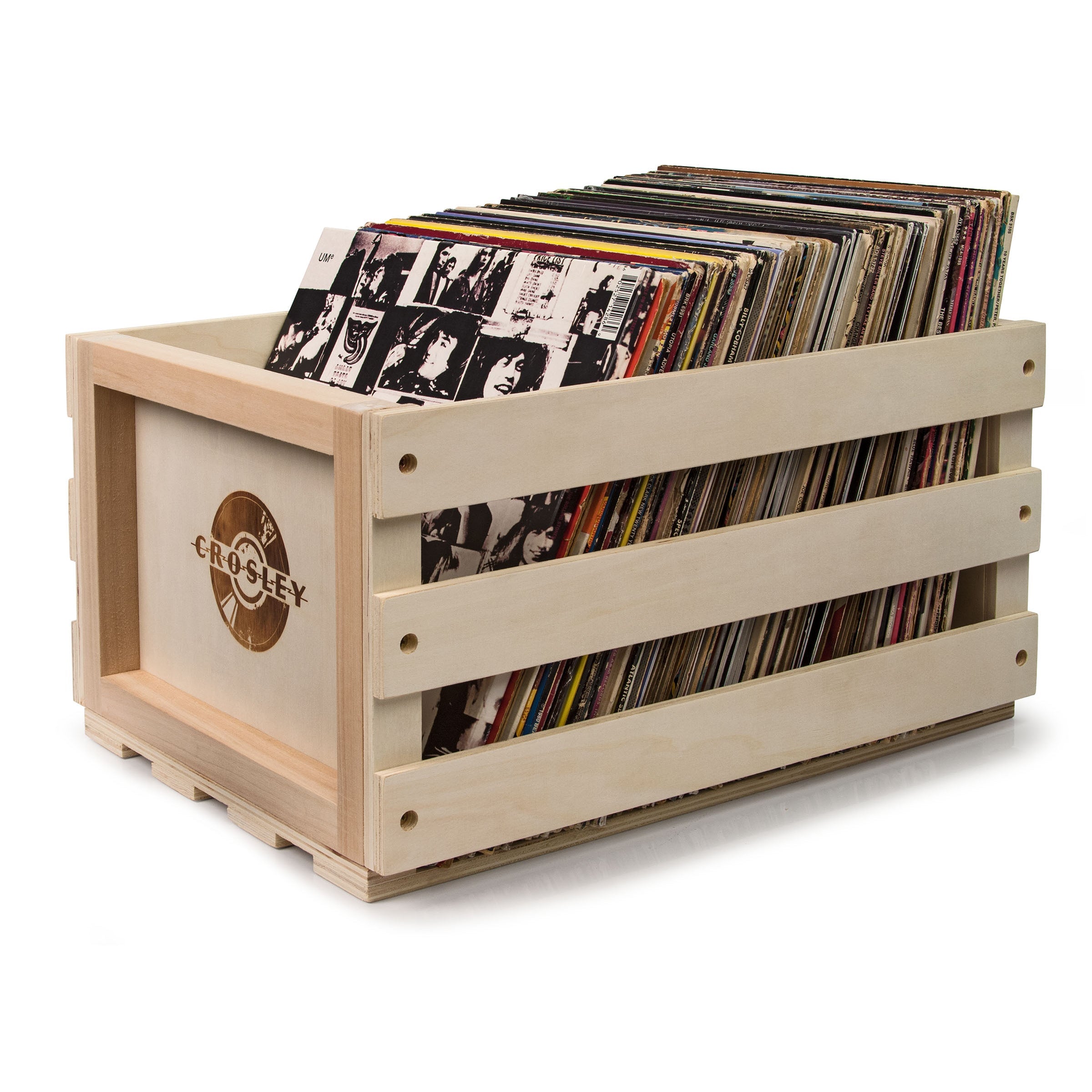 Crosley Record Storage Crate & Taylor Swifts Version Red Vinyl Album Bundle V398-UM-B003442201-B
