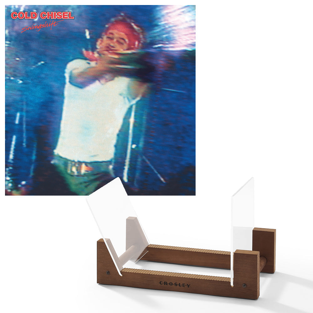 Cold Chisel - Swingshift - Double Vinyl Album & Crosley Record Storage Display Stand V398-UM-CC004LP-BS