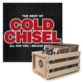 Crosley Record Storage Crate & Cold Chisel The Best Of Cold Chisel - Double Vinyl Album Bundle V398-UM-CCCLP003-B