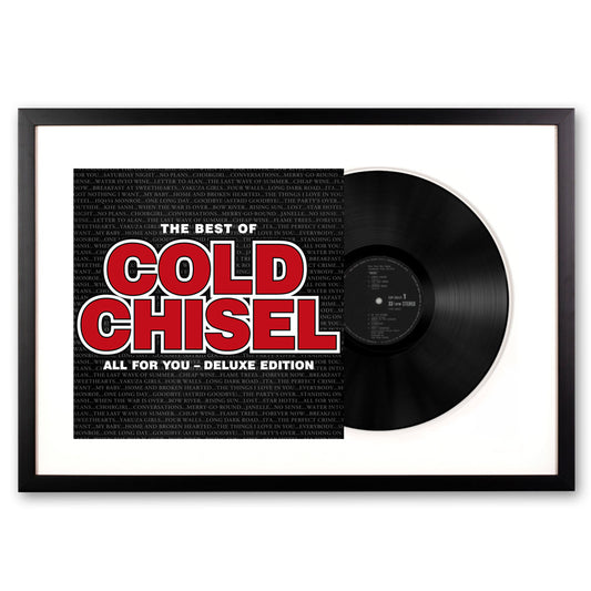 Framed Cold Chisel the Best of Cold Chisel Double Vinyl Album Art V398-UM-CCCLP003-FD