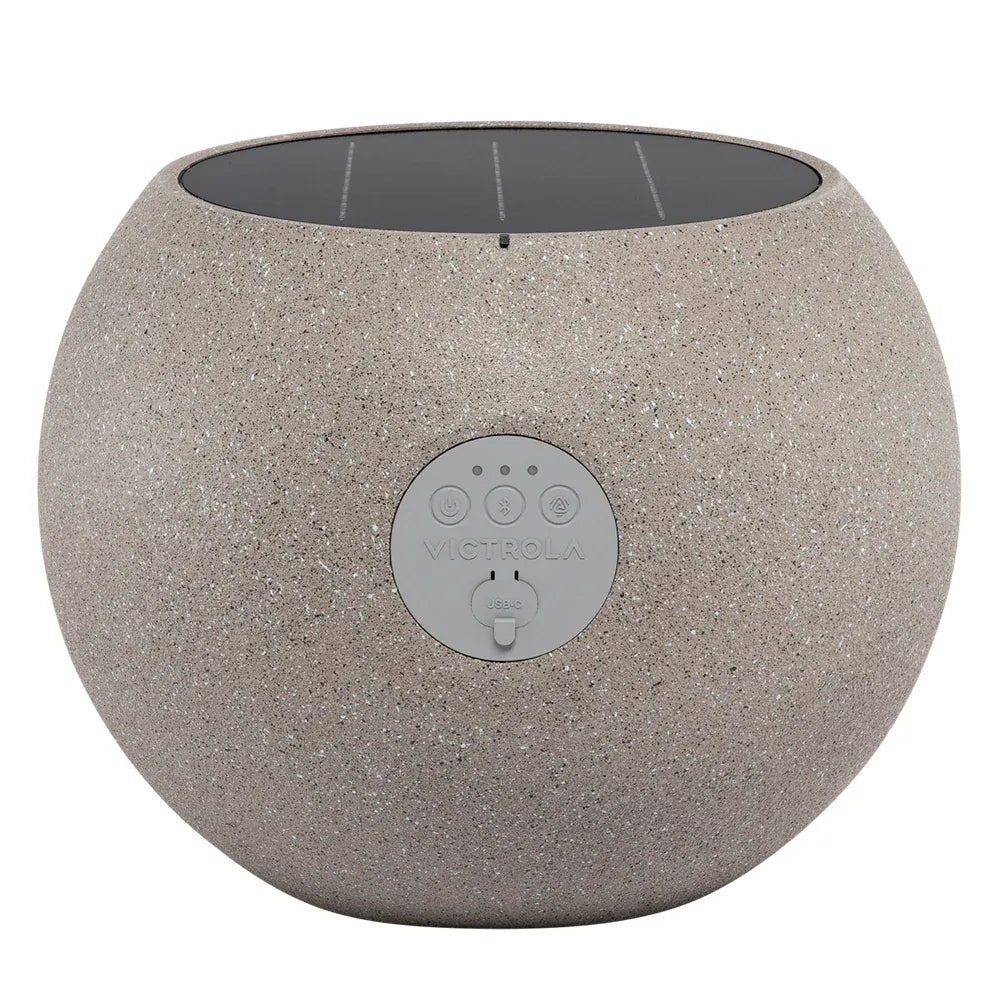 Victrola Zen Premium Solar Garden Speaker V398-VOS-1000-STN