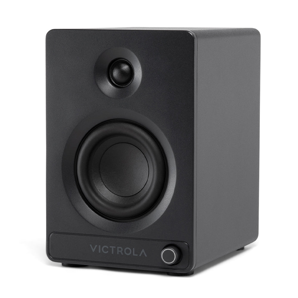 Victrola Tempo Bookshelf Speakers - Black V398-VPS-400-BLK-INT