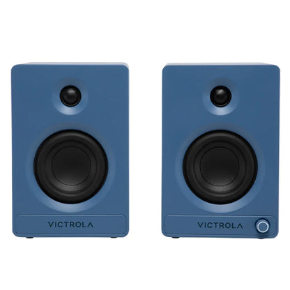 Victrola Tempo Bookshelf Speakers - Blue V398-VPS-400-BLU-INT