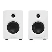 Victrola Tempo Bookshelf Speakers - White V398-VPS-400-WHT-INT