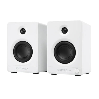 Victrola Tempo Bookshelf Speakers - White V398-VPS-400-WHT-INT