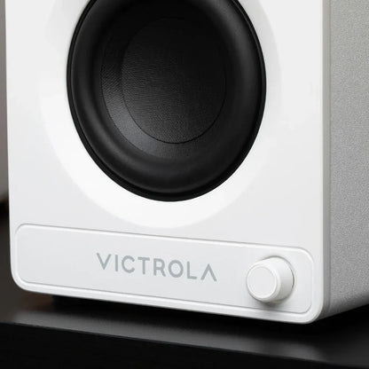 Victrola Tempo Bookshelf Speakers - White V398-VPS-400-WHT-INT