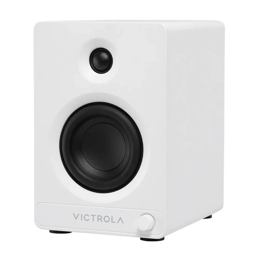Victrola Tempo Bookshelf Speakers - White V398-VPS-400-WHT-INT