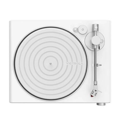 Victrola Stream Pearl Wi-Fi & Bluetooth Turntable - White/Silver V398-VPT-3000-WSL-INT