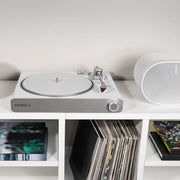 Victrola Stream Pearl Wi-Fi & Bluetooth Turntable - White/Silver V398-VPT-3000-WSL-INT
