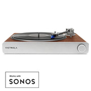 Victrola Stream Sapphire Wi-Fi & Bluetooth Turntable - Walnut V398-VPT-4000-WLN-INT