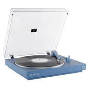 Victrola Automatic Turntable + Victrola Tempo Bookshelf Speakers Bundle - Blue V398-VPT-800-BLU-BUN