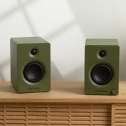 Victrola Automatic Turntable + Victrola Tempo Bookshelf Speakers Bundle - Green V398-VPT-800-GRN-BUN