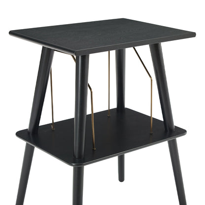Victrola Eastwood II Turntable - Black + Turntable Stand Bundle - Black V398-VTR-74-BLK-ST