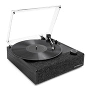 Victrola Eastwood II Turntable - Black + Turntable Stand Bundle - Black V398-VTR-74-BLK-ST