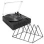 Victrola Eastwood II Turntable - Black + Gadhouse Vinyl Rack Bundle - Black V398-VTR-74-BLK-VR