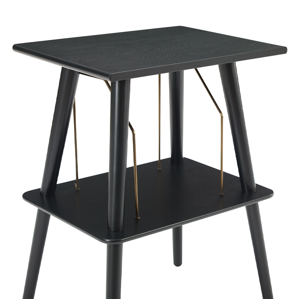 Victrola Eastwood II Turntable - Walnut + Turntable Stand Bundle - Black V398-VTR-74-WLN-ST