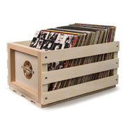 Victrola Revolution Go Turntable - Black + Bundled Record Storage Crate V398-VTR-750SB-BLK-BSC
