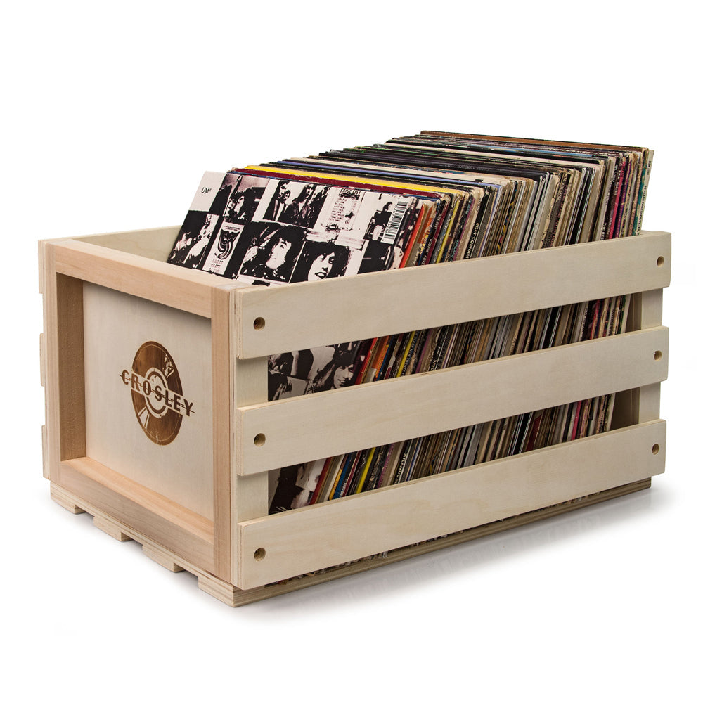 Victrola Revolution Go Turntable - Black + Bundled Record Storage Crate V398-VTR-750SB-BLK-BSC