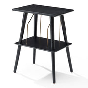 Victrola Revolution Go Turntable - Black + Entertainment Stand Bundle - Black V398-VTR-750SB-BLK-ST