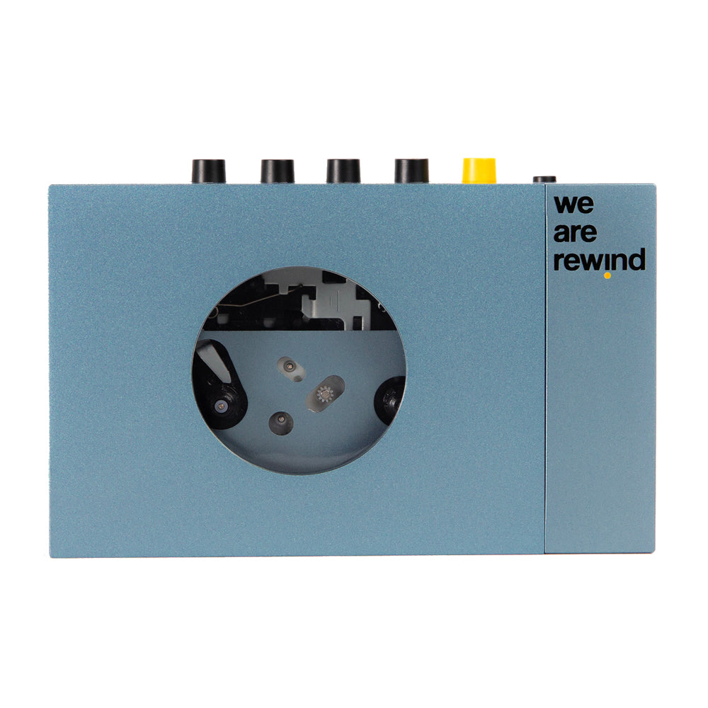 We Are Rewind Portable Cassette Player & Recorder - Kurt, Blue V398-WE-001-B1