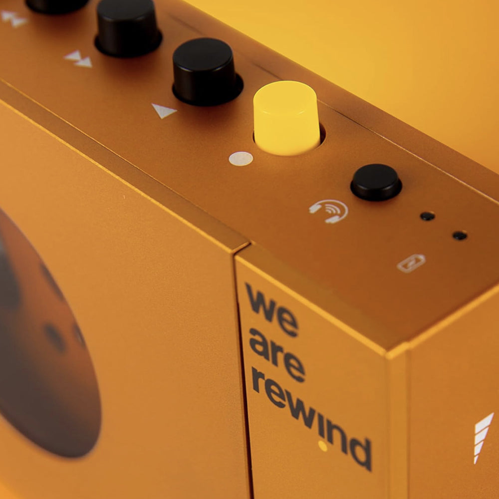 We Are Rewind Portable Cassette Player & Recorder - Serge, Orange V398-WE-001-O1
