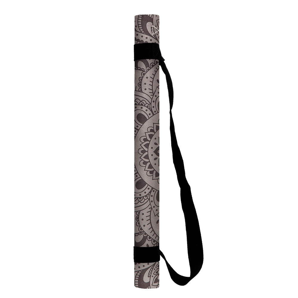 Yoga Design Lab Combo Yoga Mat 1.5mm Mandala Black V398-YDL-CM-1.5-MANDALA BLACK