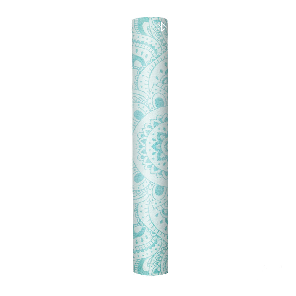 Yoga Design Lab Combo Yoga Mat 1.5mm Mandala Turquoise V398-YDL-CM-1.5-MANDALA TURQUOISE
