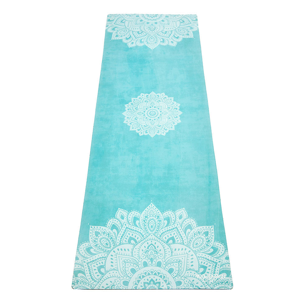 Yoga Design Lab Combo Yoga Mat 1.5mm Mandala Turquoise V398-YDL-CM-1.5-MANDALA TURQUOISE