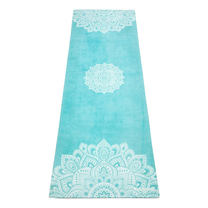 Yoga Design Lab Combo Yoga Mat 1.5mm Mandala Turquoise V398-YDL-CM-1.5-MANDALA TURQUOISE