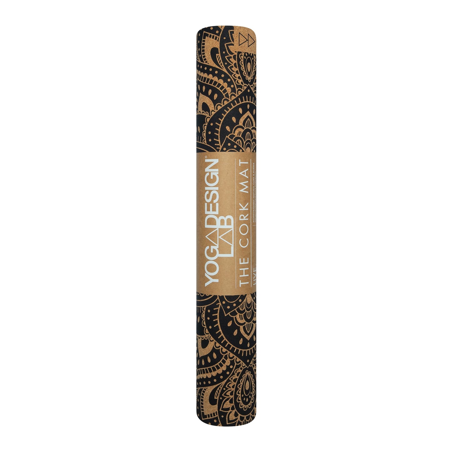Yoga Design Lab Cork Yoga Mat 3.5mm Mandala Black V398-YDL-CORM-3.5-MANDALA BLACK
