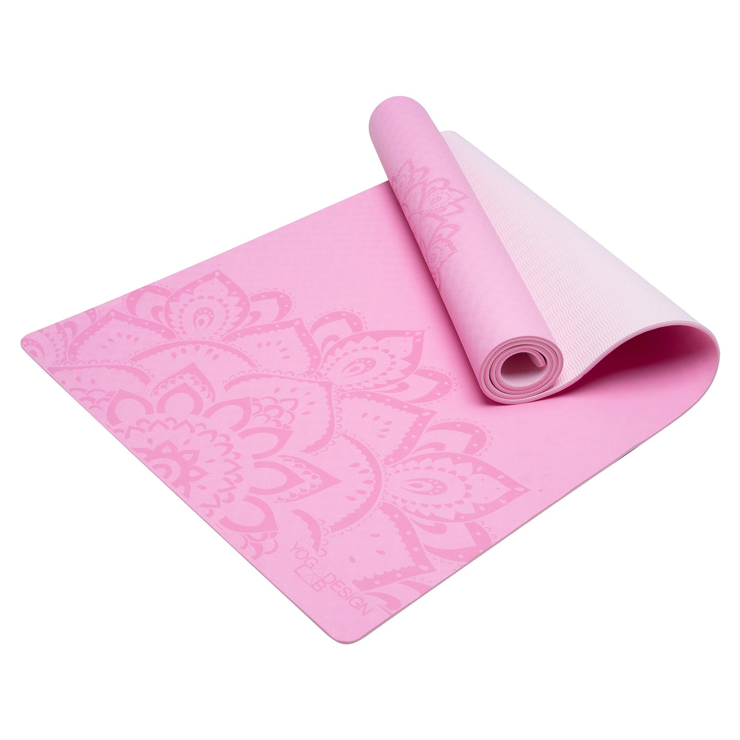 Yoga Design Lab Flow Yoga Mat 6mm Pure Mandala Rose V398-YDL-FM-6-PURE MANDALA ROSE