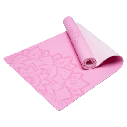Yoga Design Lab Flow Yoga Mat 6mm Pure Mandala Rose V398-YDL-FM-6-PURE MANDALA ROSE