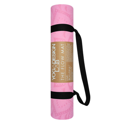 Yoga Design Lab Flow Yoga Mat 6mm Pure Mandala Rose V398-YDL-FM-6-PURE MANDALA ROSE