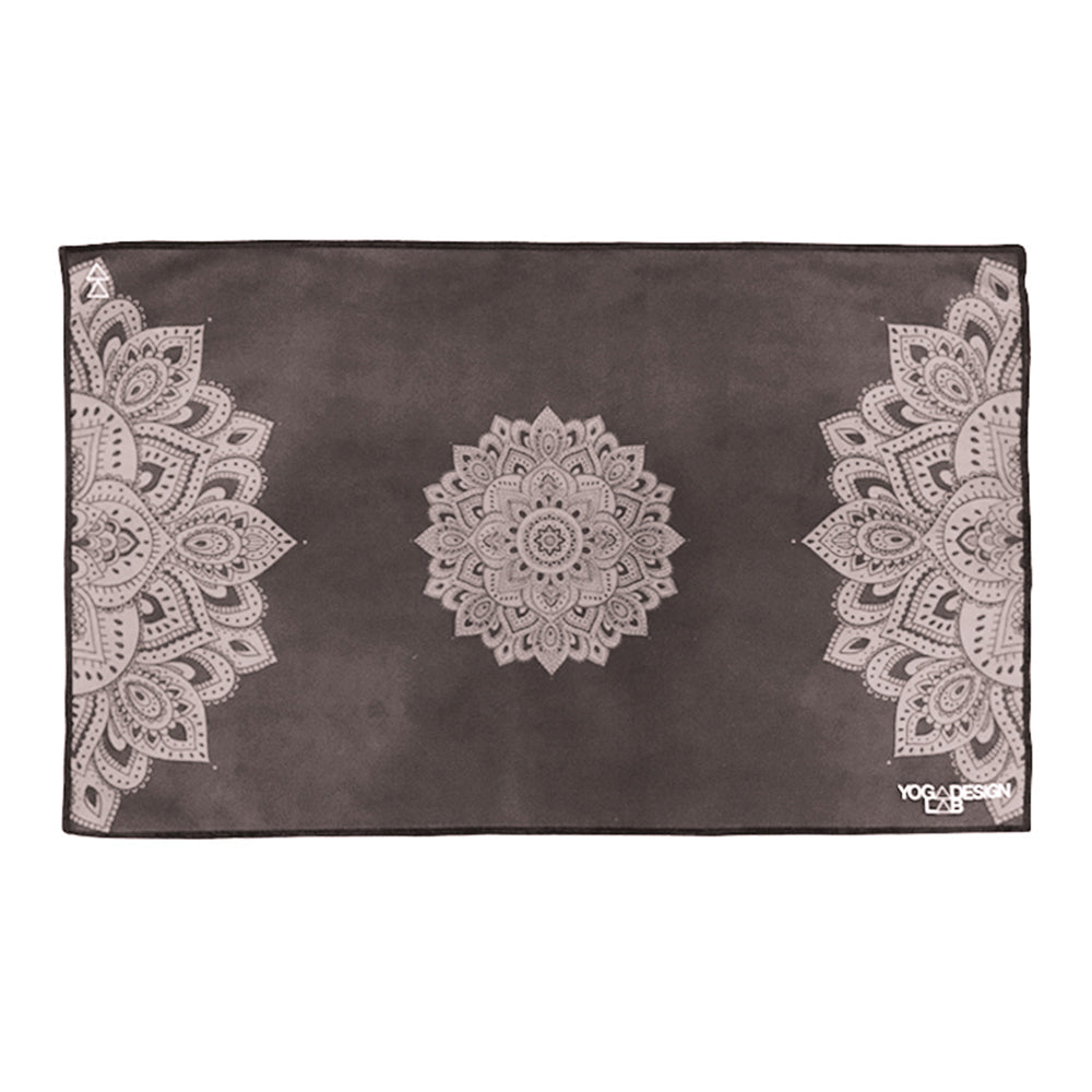 Yoga Design Lab Hand Yoga Towel Mandala Black V398-YDL-HT-MANDALA BLACK