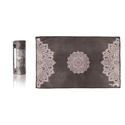 Yoga Design Lab Hand Yoga Towel Mandala Black V398-YDL-HT-MANDALA BLACK